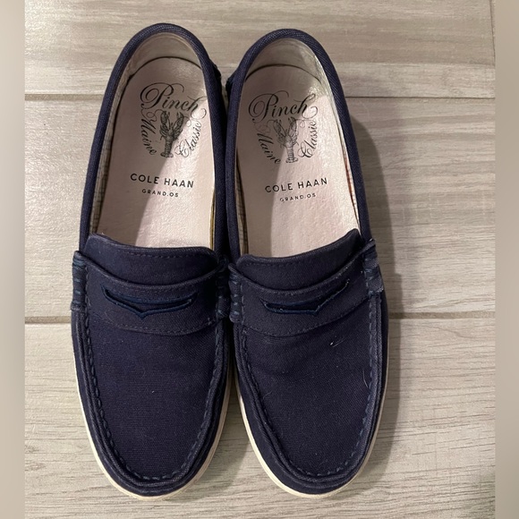 Cole Haan men’s drivers in navy blue, sz. 7.5 - Picture 4 of 6